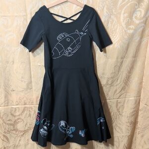 Princess Awesome Boy Wonder Deep Sea Creatures Ballerina Dress with Pockets